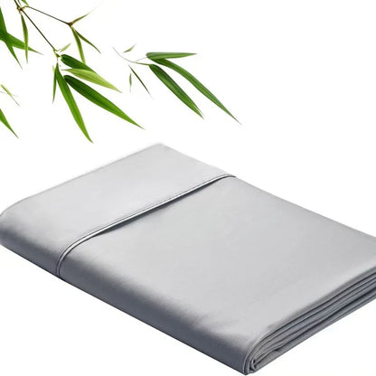 100% Bamboo Fibre Bedsheet Twin Queen King Size Flat Sheet Summer Solid Color Antibacterial Cooling Single And Double Bed Linens
