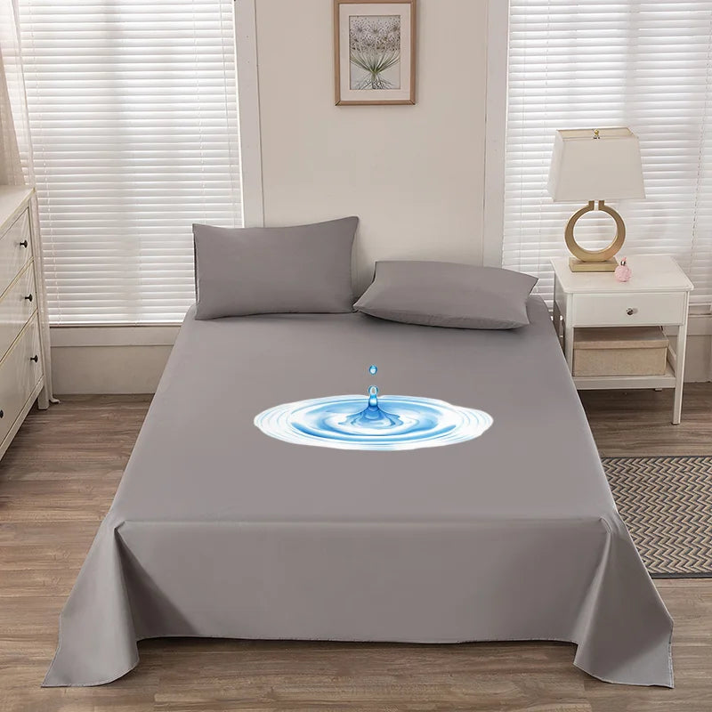 100% Waterproof Bed  Bed Covers Washable Bed Sheets Incontinence Prevention  Anti-slip Bed Cover Not Including Pillowcase Room