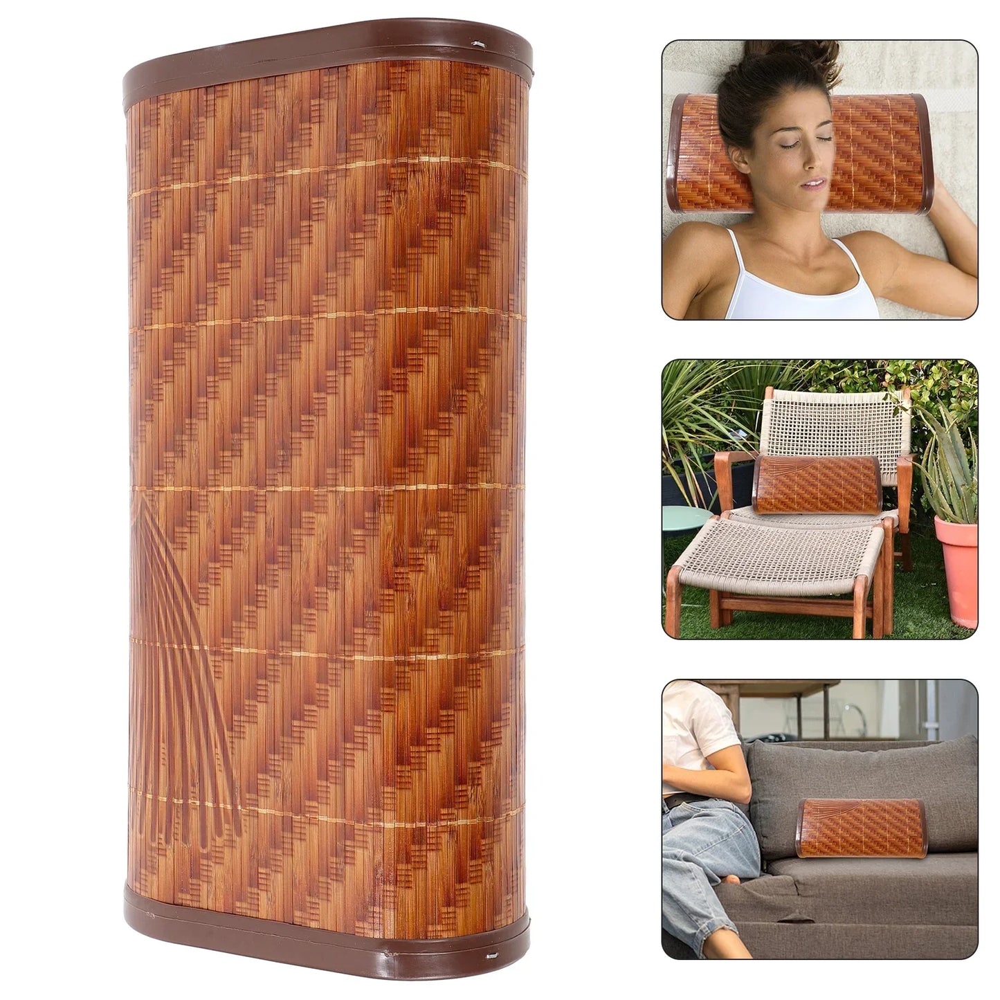 Cooling Bamboo Pillow for Neck and Back Support Orthopedic Design Sweat Steam Room Use Summer Sleeping Pillow for Seniors