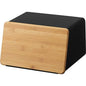 Bamboo Bread Box for Kitchen Storage,Airtight Food Container for Snacks Organization,Multi-Purpose Pantry Organizer with Handles
