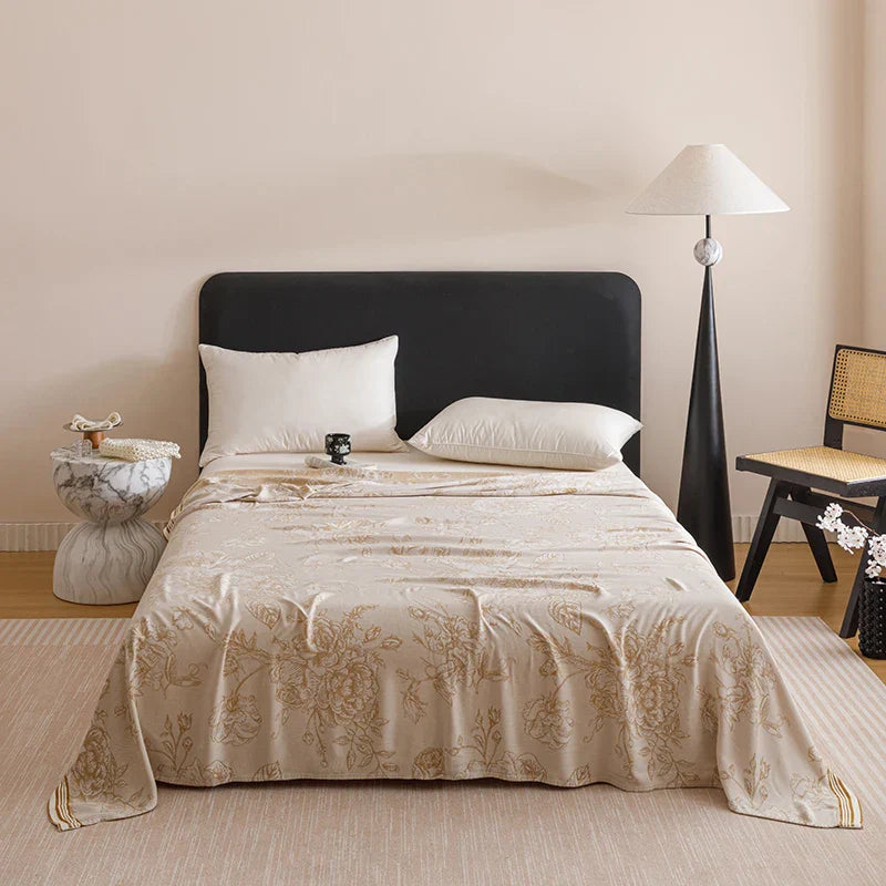 Natural Bamboo Fiber Blanket Breathable Sofa Bed Cover For Home Outdoor Jacquard Floral Cooling Summer Quilt Drop Shipping