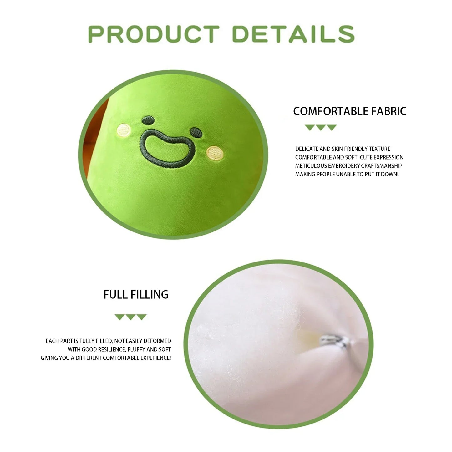 Green Style Long Pillow With Bear Ornament Cartoon Bamboo Shaped Bed Sofa Comfort Pillow Home Creatively Soft Bamboo Pillow