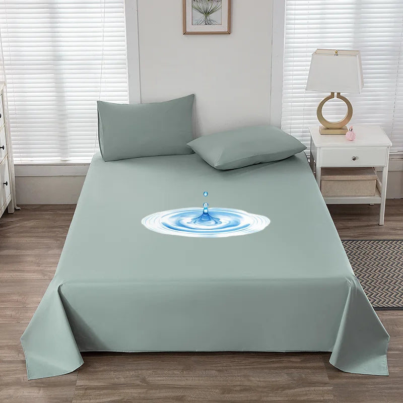 100% Waterproof Bed  Bed Covers Washable Bed Sheets Incontinence Prevention  Anti-slip Bed Cover Not Including Pillowcase Room