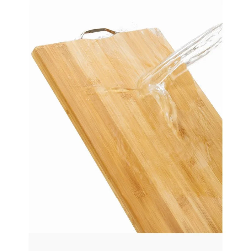 Bamboo Cutting Boards for Kitchen Natural Bamboo Chopping Board with Handles for Chopping Meat Vegetables Fruits Knife Friendly