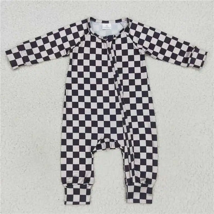 Wholesale Newborn Baby Boy Bamboo Camo Clothing Long Sleeves Zipper Jumpsuit Kids Children Toddler Spring Fall One-piece Romper