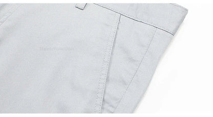 Bamboo Fiber Straight Business Pants Men Summer Clothes Fashion Classic Designer Breathable Casual Long Formal Trouser Male
