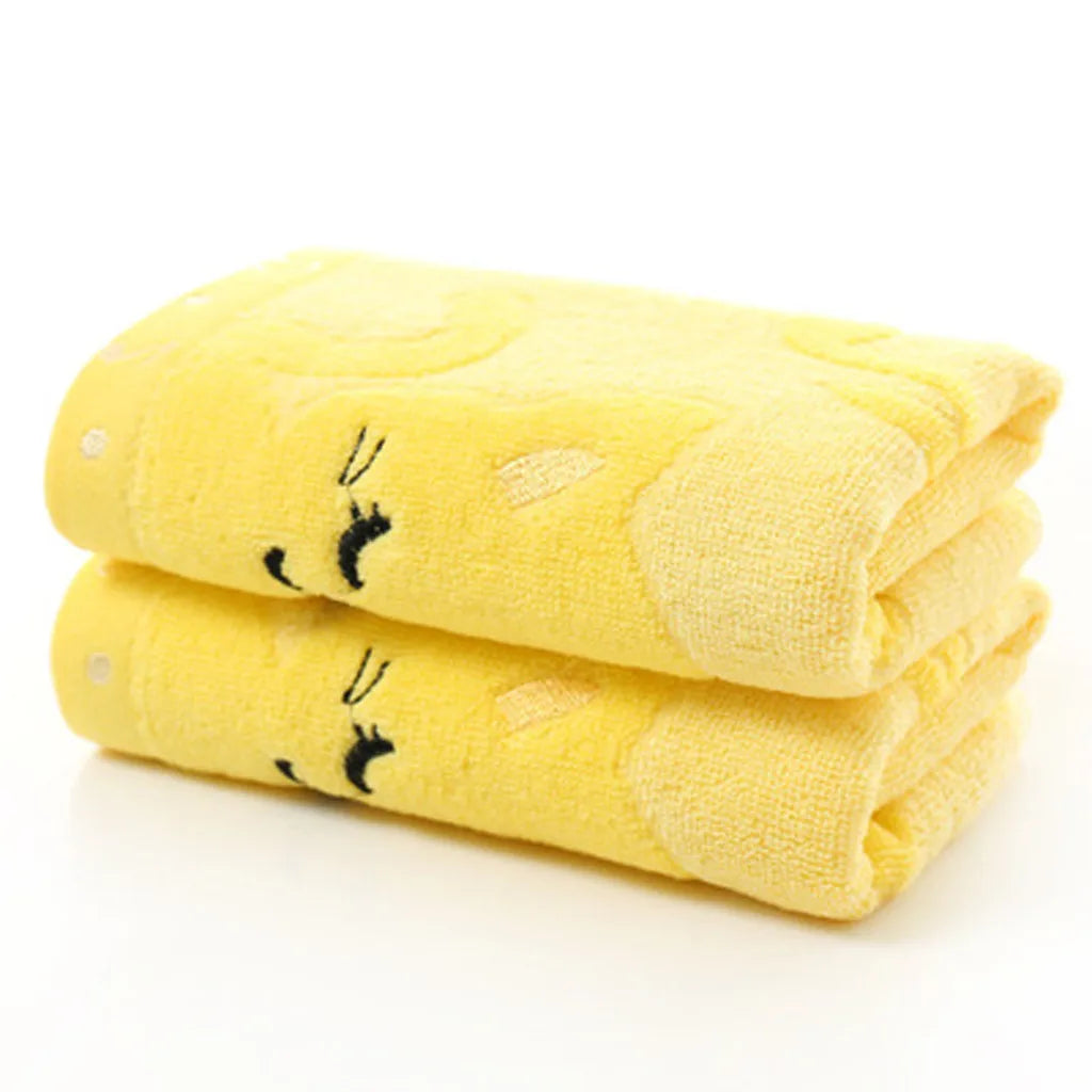 Bamboo fiber adult household soft face towel bath towel Fashion Animal Pattern Soft Towel Quick-dry bath towel Bathroom robes