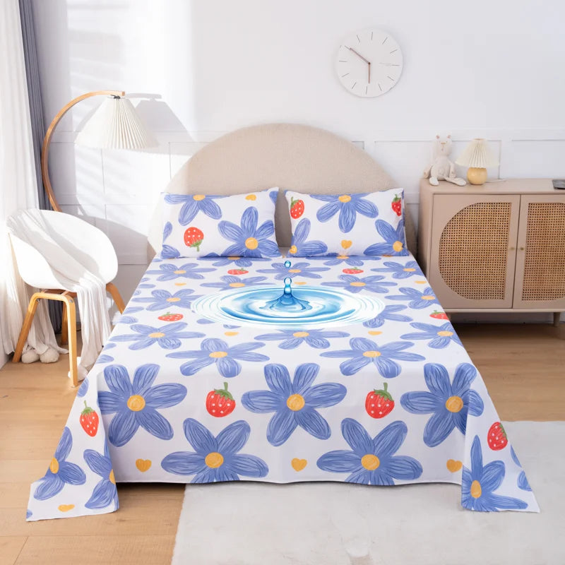 100% Waterproof Bed  Bed Covers Washable Bed Sheets Incontinence Prevention  Anti-slip Bed Cover Not Including Pillowcase Room