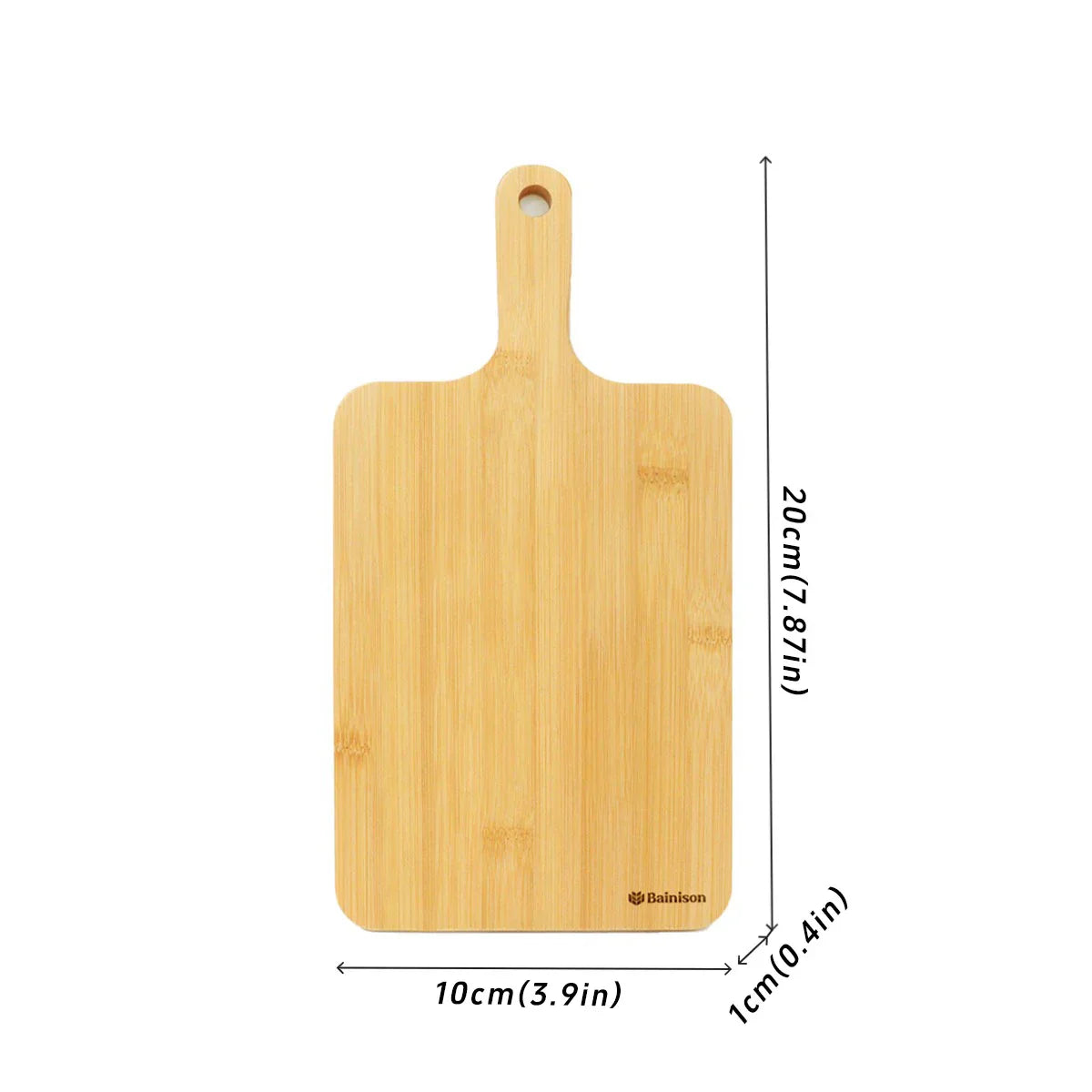 BainisonBamboo Cutting Board for Kitchen & Picnic – Waterproof, Grooved Surface for Non-Slip, Ideal for Fruits & Vegetables